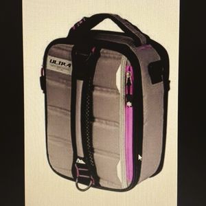 Arctic Zone Ultra Pink and Gray Expandable Lunch Box